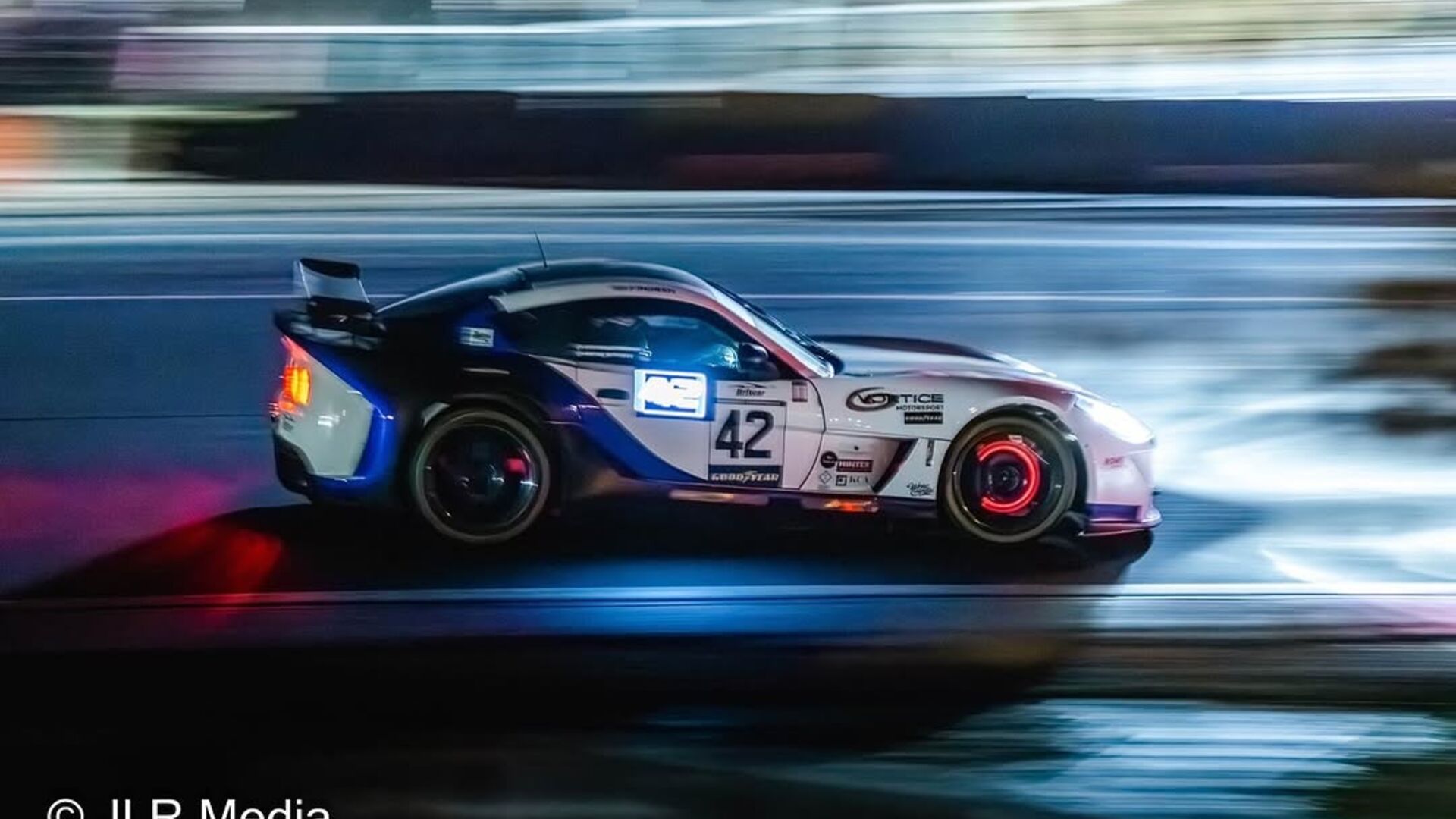 Vortice Motorsport Ginetta G56 GTA night race Brands Hatch